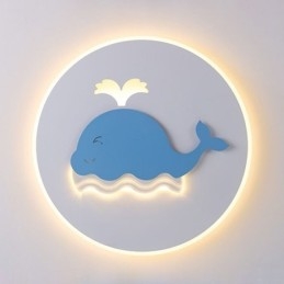 Moderne creatieve plafondlamp walvis plafondlamp