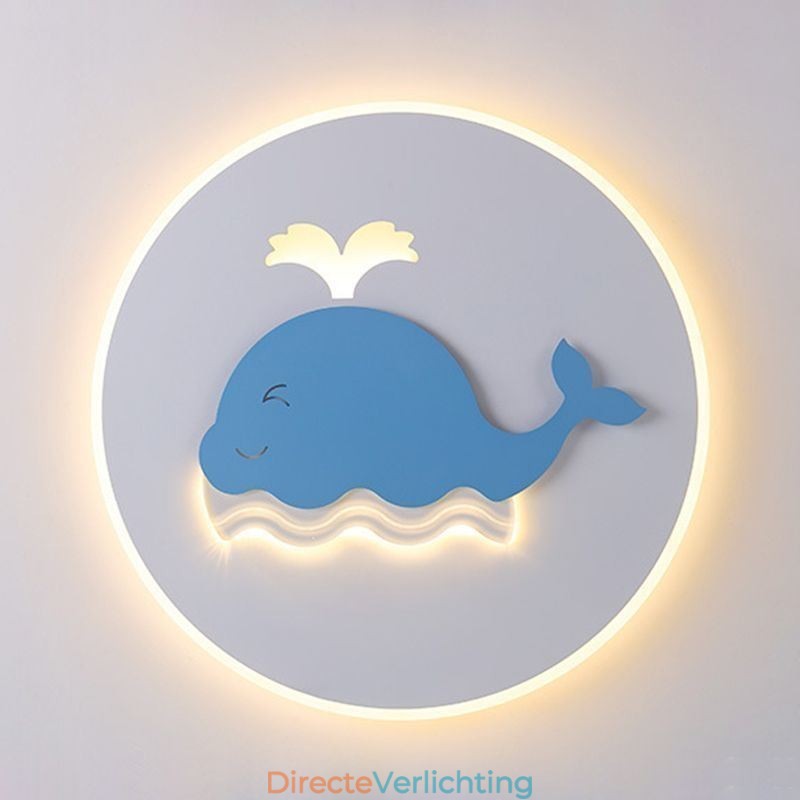 Moderne creatieve plafondlamp walvis plafondlamp