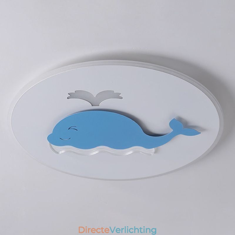 Moderne creatieve plafondlamp walvis plafondlamp