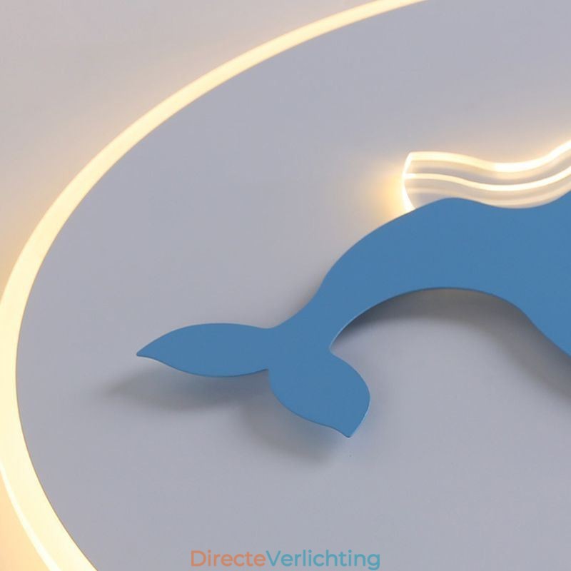 Moderne creatieve plafondlamp walvis plafondlamp