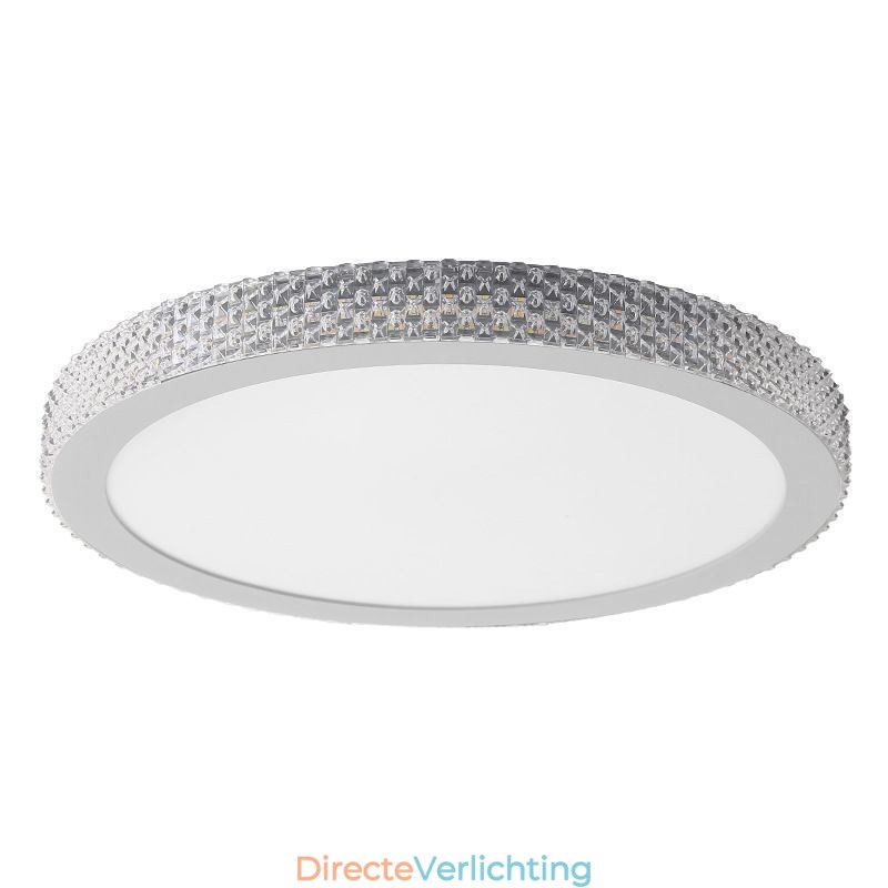 Moderne plafondlamp, glanzend diamant, inbouw