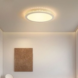 Moderne plafondlamp, glanzend diamant, inbouw