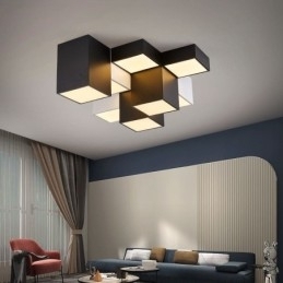 Moderne plafondlamp kubus plafondlamp