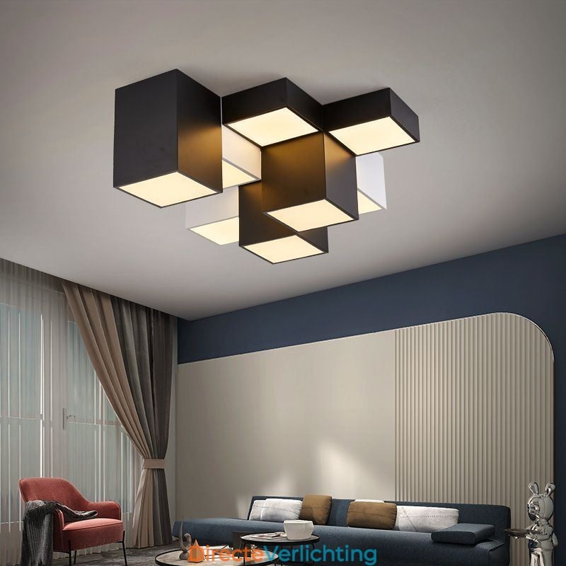 Moderne plafondlamp kubus plafondlamp