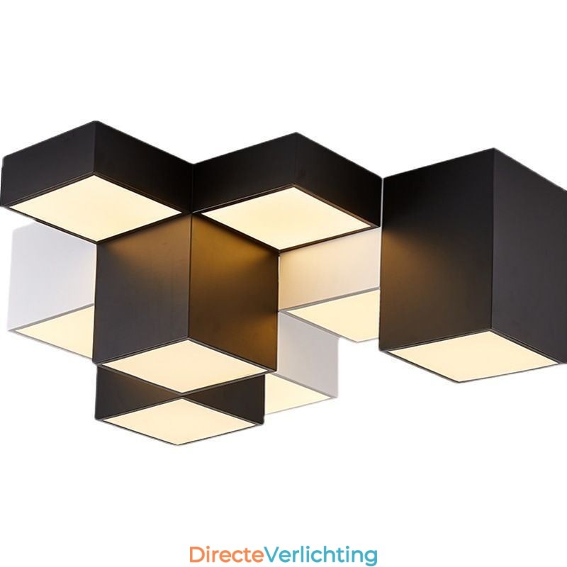 Moderne plafondlamp kubus plafondlamp