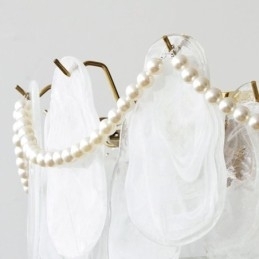 Europese ijzeren plafondlamp Elegante glazen plafondlamp