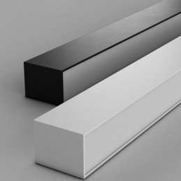 Moderne plafondlamp, lange strip, opbouw plafondlamp