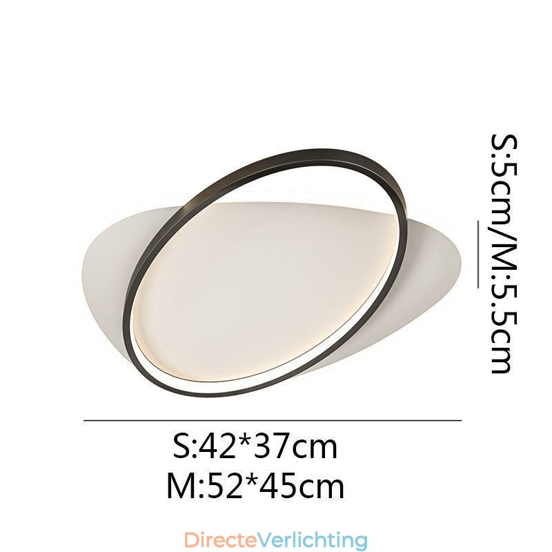 Moderne plafondlamp Ovale plafondlamp