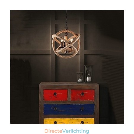 Landelijke mini-stijl schilderij metalen kroonluchter Landelijke mini-stijl schilderij metalen kroonluchter