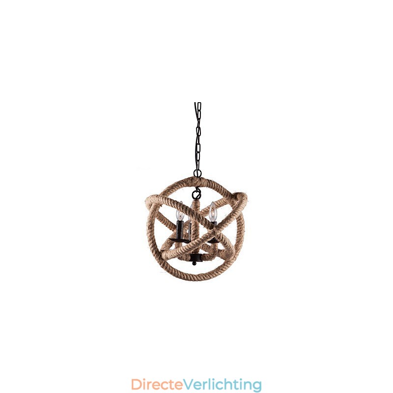 Landelijke mini-stijl schilderij metalen kroonluchter