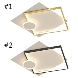 Moderne plafondlamp vierkante geometrische acryl plafondlamp