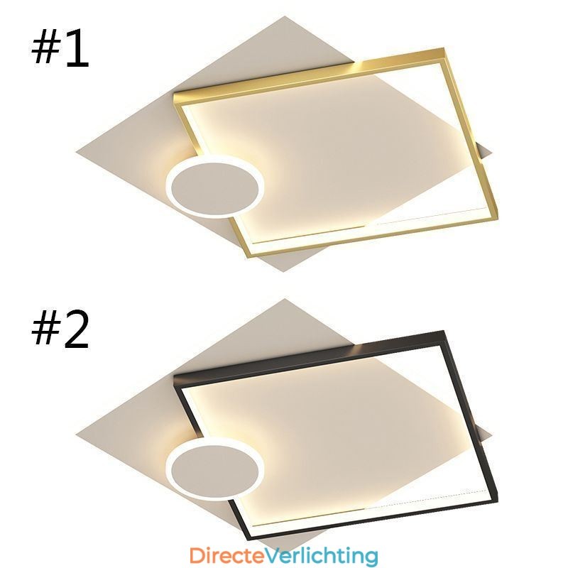Moderne plafondlamp vierkante geometrische acryl plafondlamp