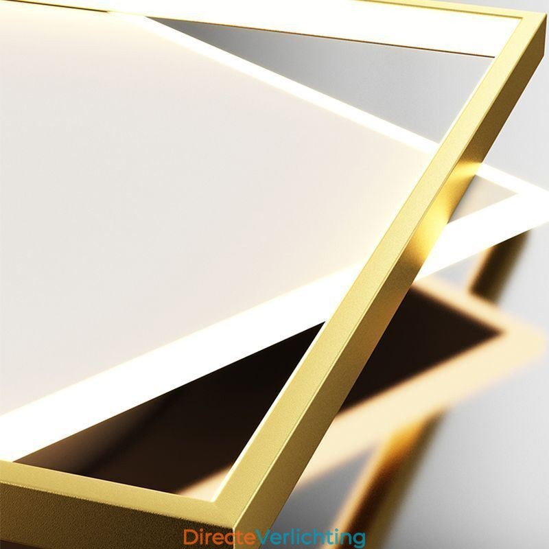 Moderne plafondlamp vierkante geometrische acryl plafondlamp