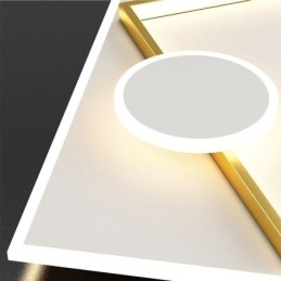 Moderne plafondlamp vierkante geometrische acryl plafondlamp
