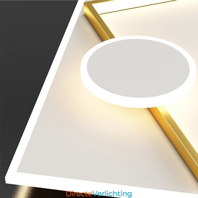 Moderne plafondlamp vierkante geometrische acryl plafondlamp