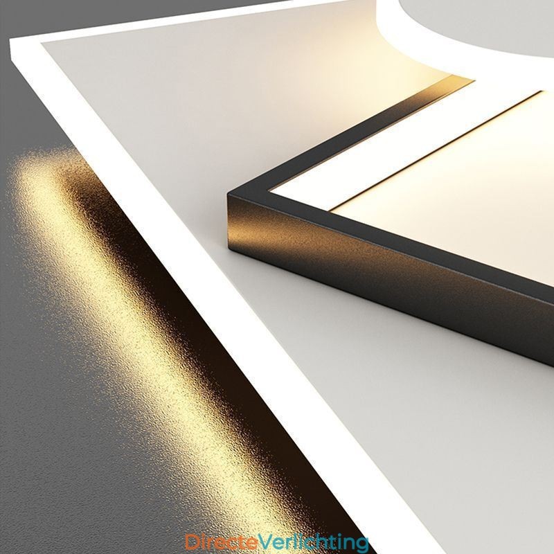 Moderne plafondlamp vierkante geometrische acryl plafondlamp
