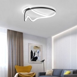 Moderne plafondlamp woondecoratie ring plafondlamp