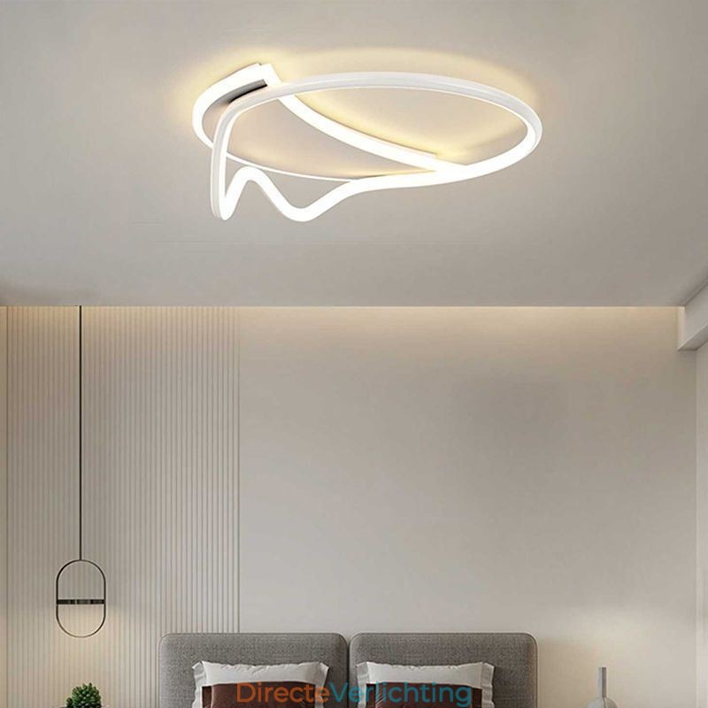 Moderne plafondlamp woondecoratie ring plafondlamp