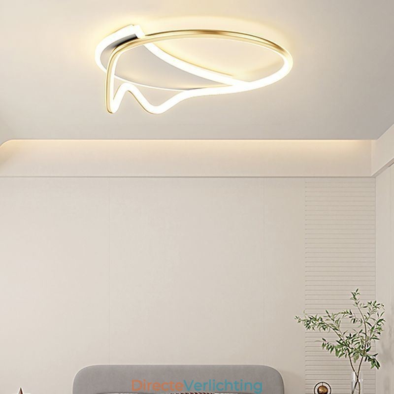 Moderne plafondlamp woondecoratie ring plafondlamp