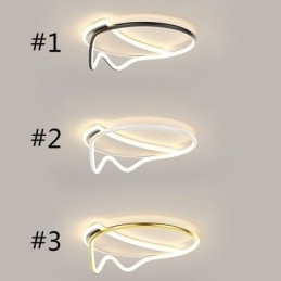 Moderne plafondlamp woondecoratie ring plafondlamp