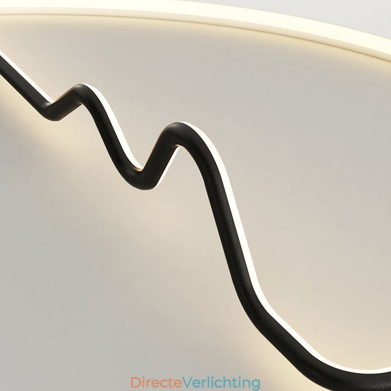 Moderne plafondlamp woondecoratie ring plafondlamp