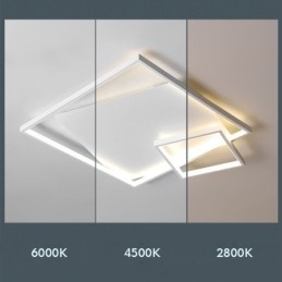 Moderne plafondlamp vierkante binnenverlichtingsarmaturen