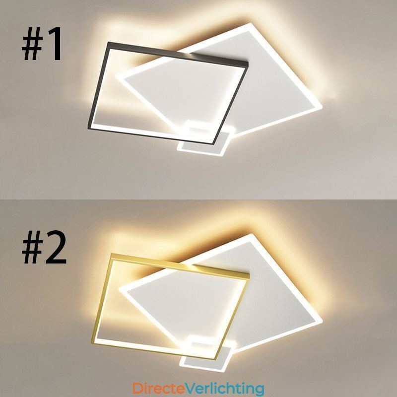 Moderne plafondlamp Geometrische vierkante plafondlamp