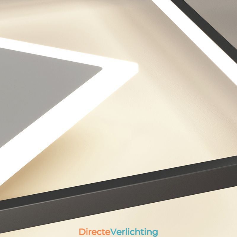 Moderne plafondlamp Geometrische vierkante plafondlamp