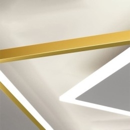 Moderne plafondlamp Geometrische vierkante plafondlamp