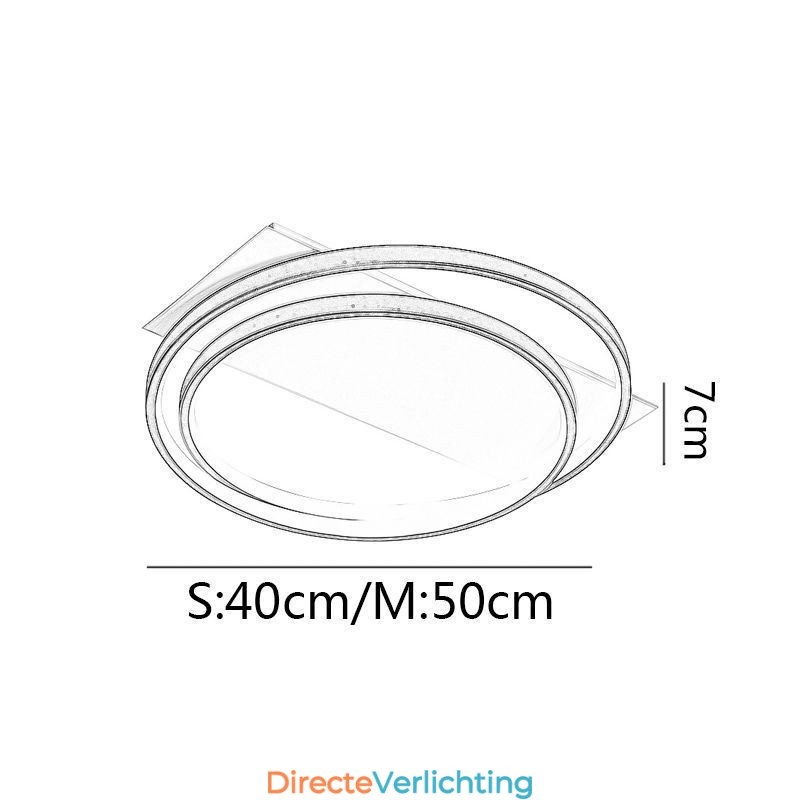 Moderne plafondlamp ronde plafondlamp