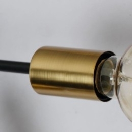 Moderne plafondlamp zwarte vintage kroonluchter