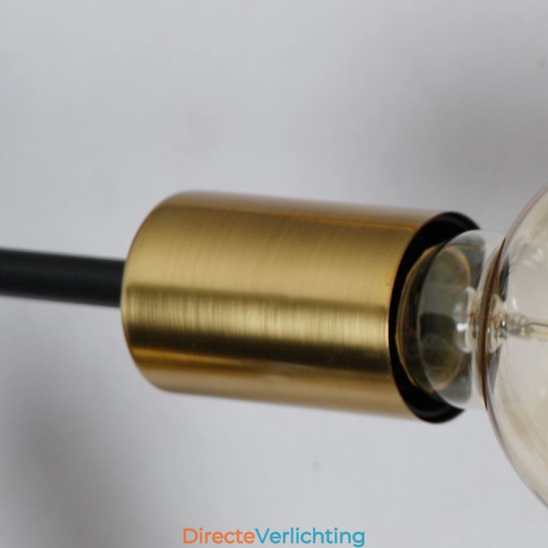 Moderne plafondlamp zwarte vintage kroonluchter