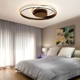 Moderne plafondlampen Dubbele ronde lampen