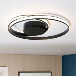 Moderne plafondlampen Dubbele ronde lampen