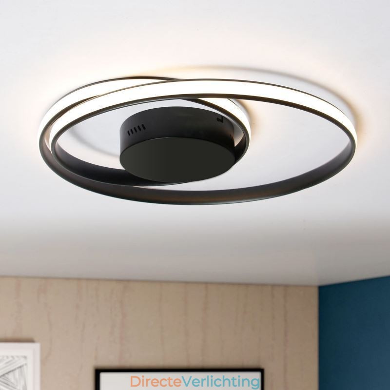 Moderne plafondlampen Dubbele ronde lampen