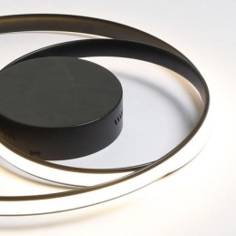 Moderne plafondlampen Dubbele ronde lampen