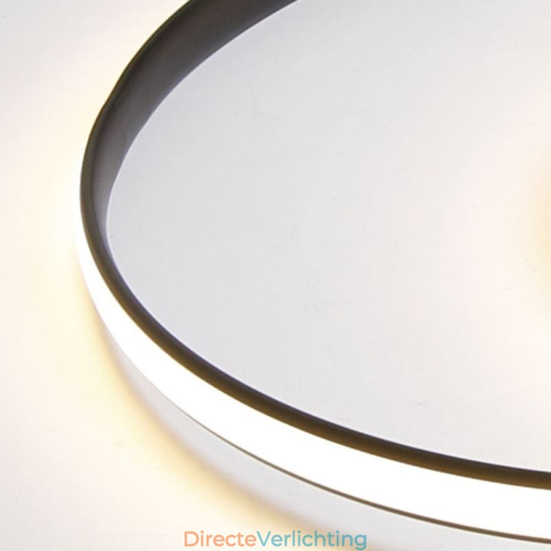 Moderne plafondlampen Dubbele ronde lampen