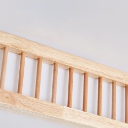 Japanse plafondlamp vierkante houten plafondlamp