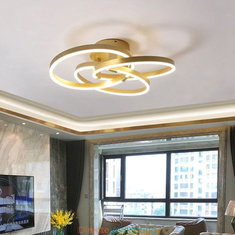 Moderne plafondlamp 3-rings plafondlamp