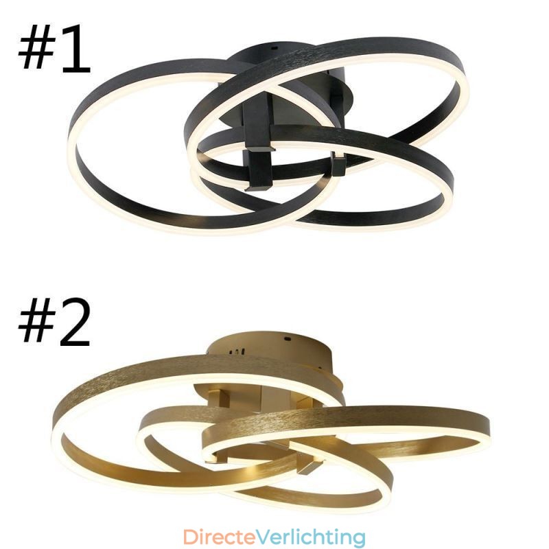 Moderne plafondlamp 3-rings plafondlamp