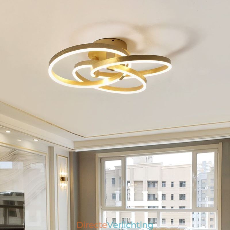 Moderne plafondlamp 3-rings plafondlamp