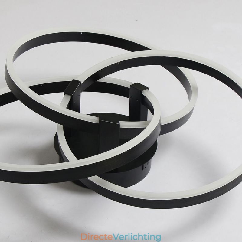 Moderne plafondlamp 3-rings plafondlamp