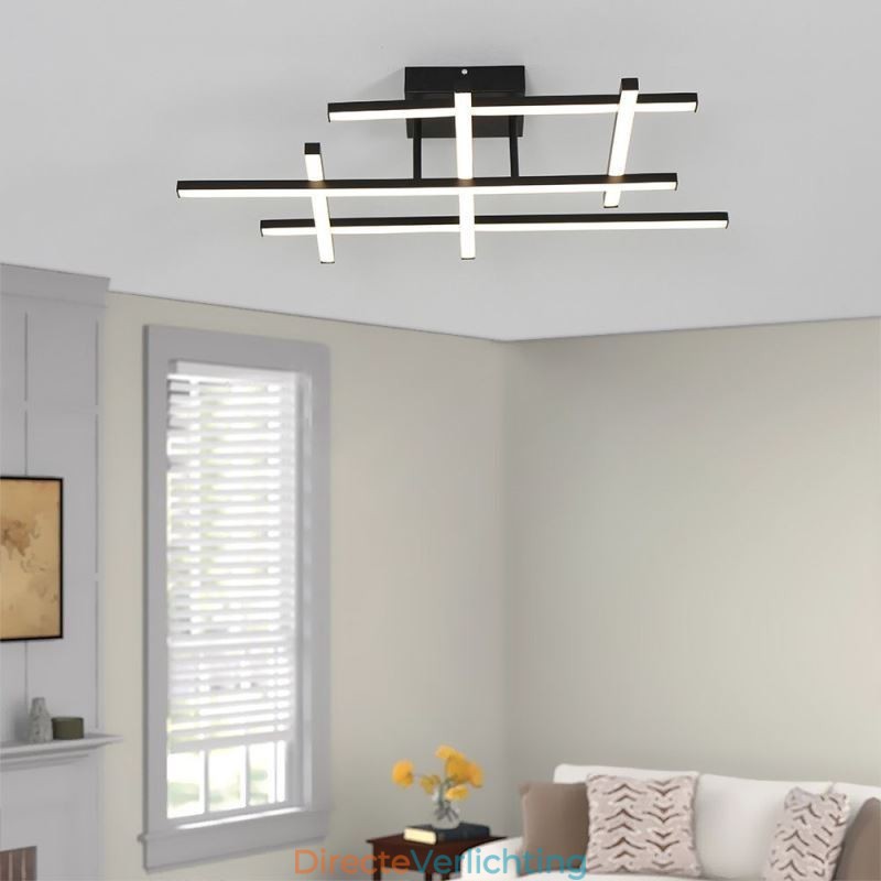 Plafondlamp van aluminium, inbouwplafondlamp