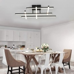 Plafondlamp van aluminium, inbouwplafondlamp