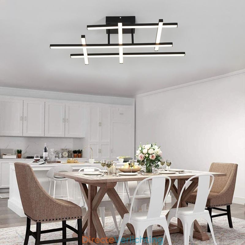 Plafondlamp van aluminium, inbouwplafondlamp