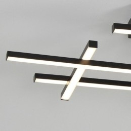 Plafondlamp van aluminium, inbouwplafondlamp