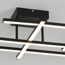 Plafondlamp van aluminium, inbouwplafondlamp