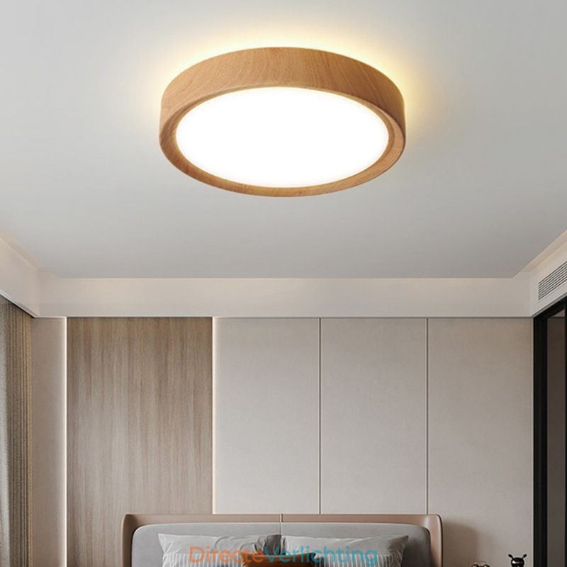 Houten plafondlampen Japanse plafondlamp