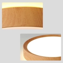 Houten plafondlampen Japanse plafondlamp