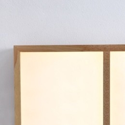 Moderne plafondlamp Minimalistische houten stijl plafondlamp met inbouwmontage